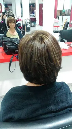 Peinado melena corta