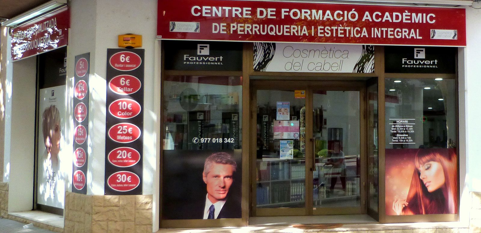 Academias de peluquería en Reus