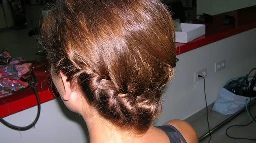 recogido en trenza