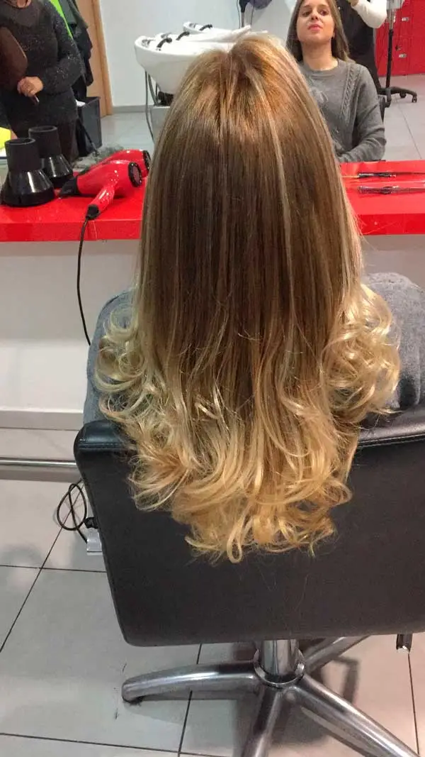 peinado melena larga