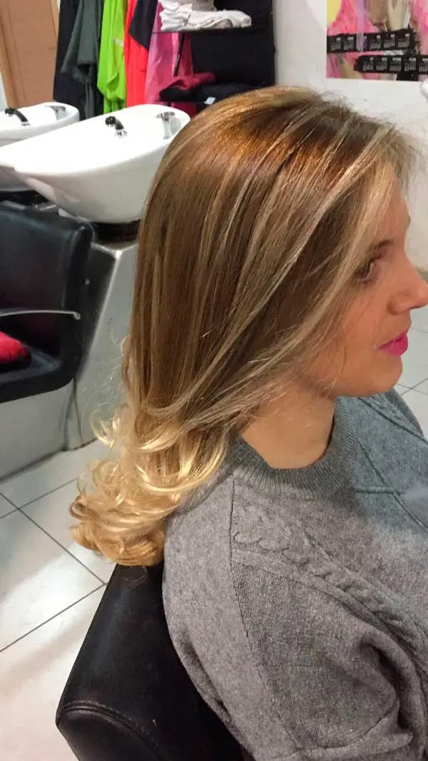 peinado melena larga