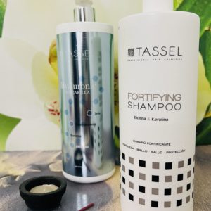 Tassel Pack Hyaluronic Mascarilla + Fortyfying Shampoo