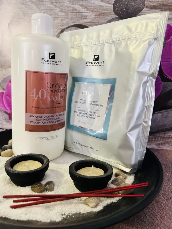 Fauvert Professionnels Crème Oxydante 40 Vol + Actidose Décoloration